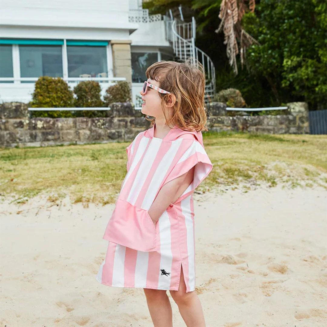 Dock & Bay Kid's Beach Poncho - Malibu Pink - Image 3