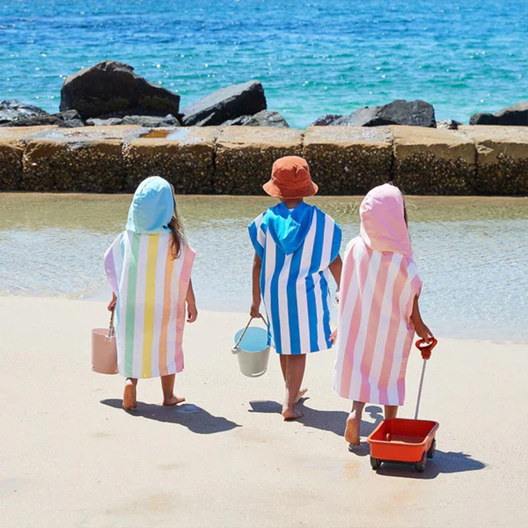 Dock & Bay Kid's Beach Poncho - Malibu Pink - Image 5