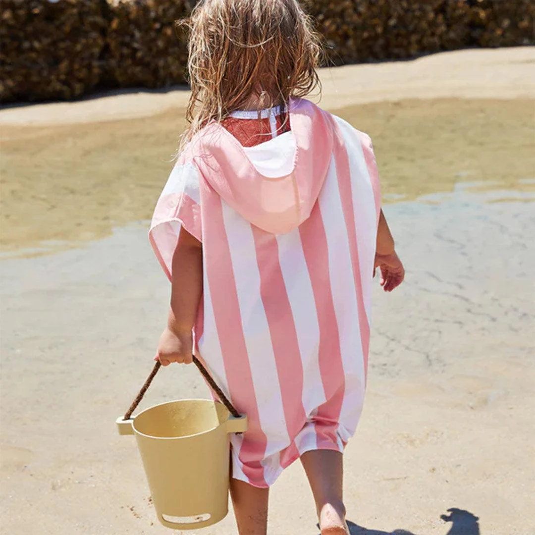 Dock & Bay Kid's Beach Poncho - Malibu Pink - Image 6
