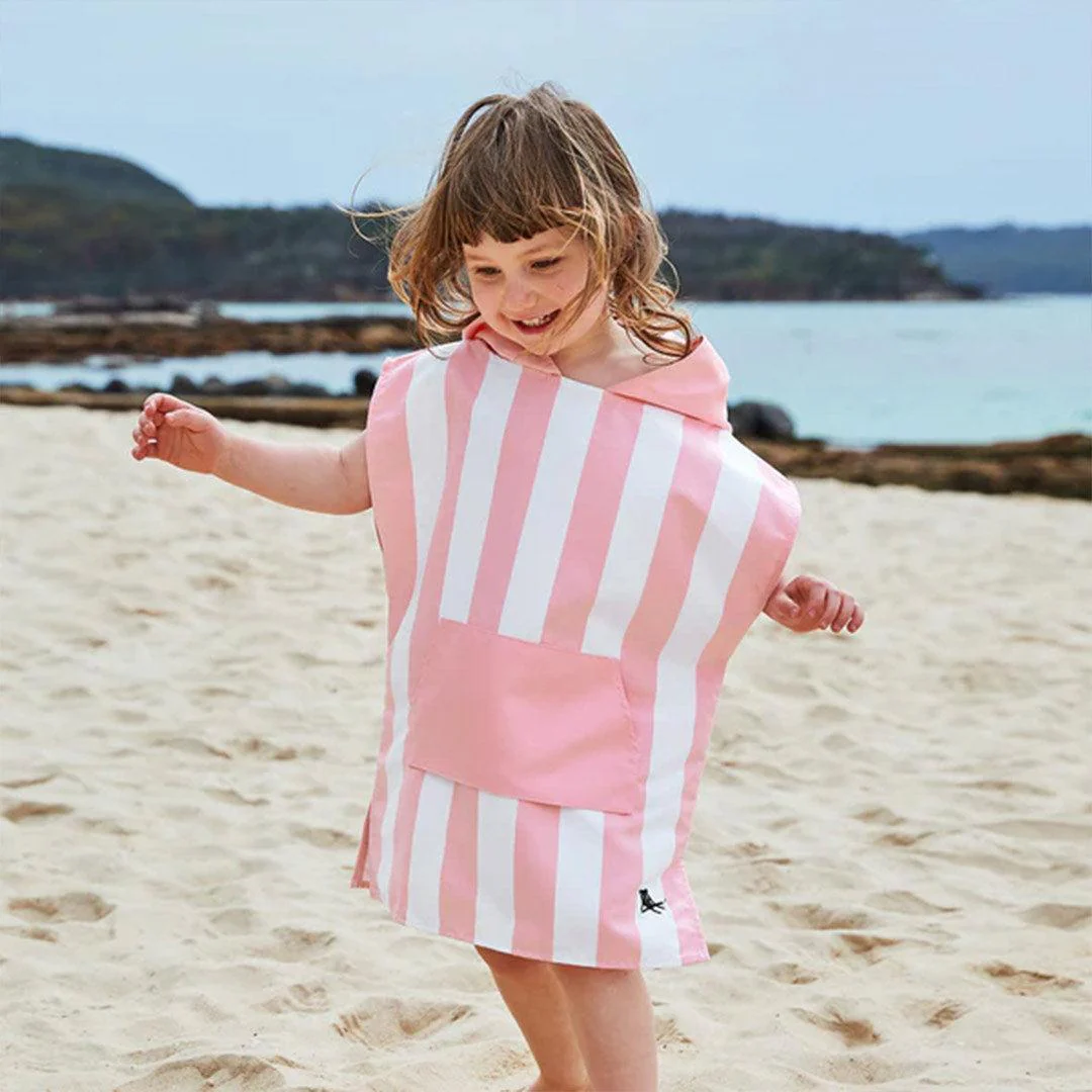 Dock & Bay Kid's Beach Poncho - Malibu Pink - Image 8