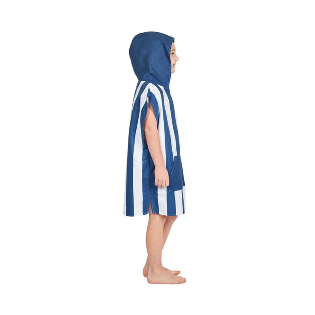 Dock & Bay Kid's Beach Poncho - Whitsunday Blue - Image 10