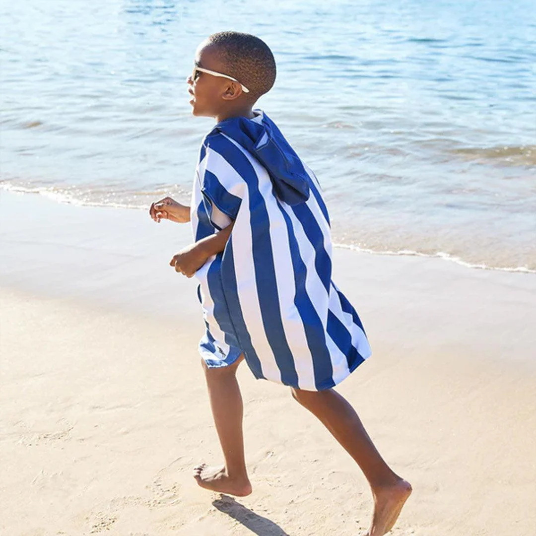 Dock & Bay Kid's Beach Poncho - Whitsunday Blue - Image 2