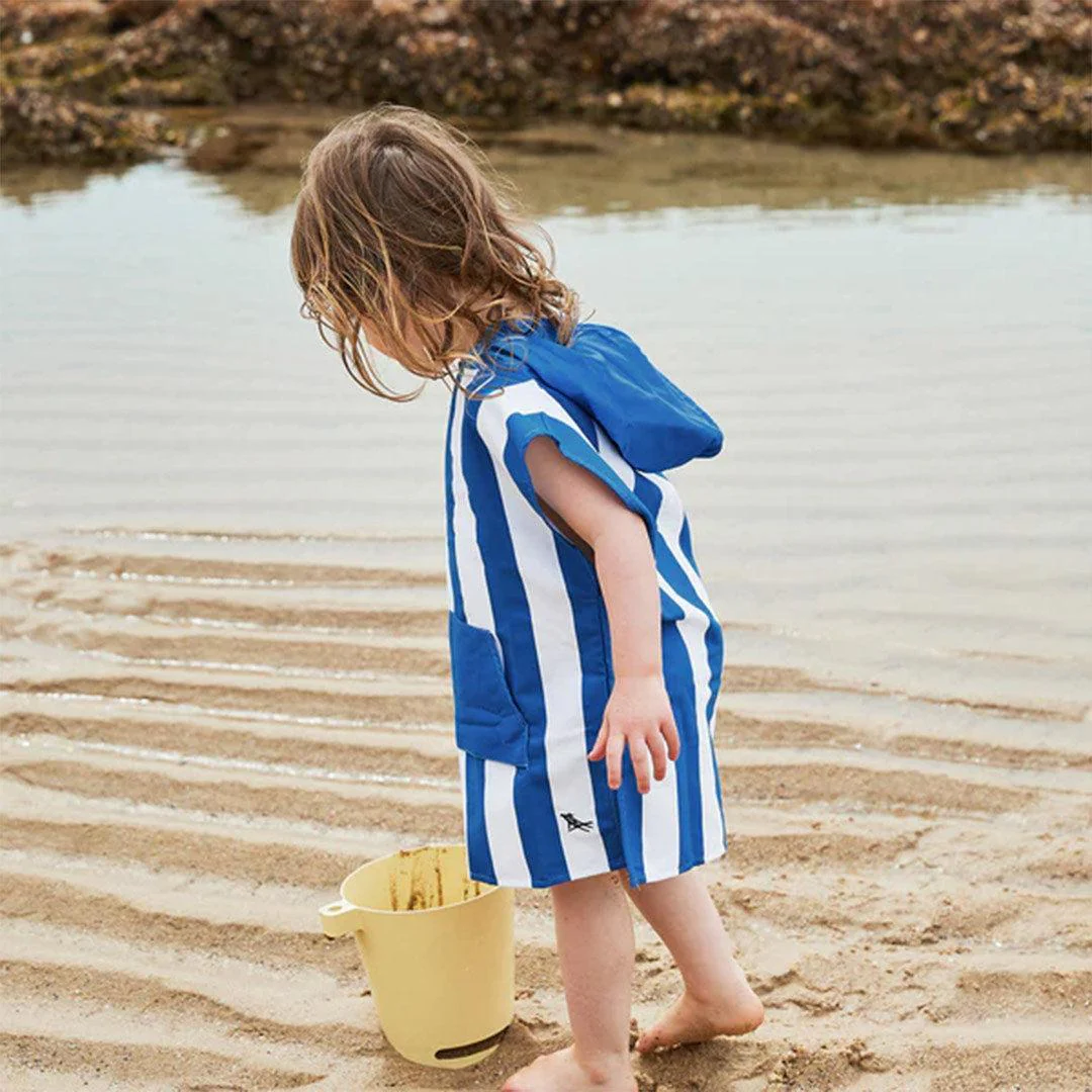 Dock & Bay Kid's Beach Poncho - Whitsunday Blue - Image 5