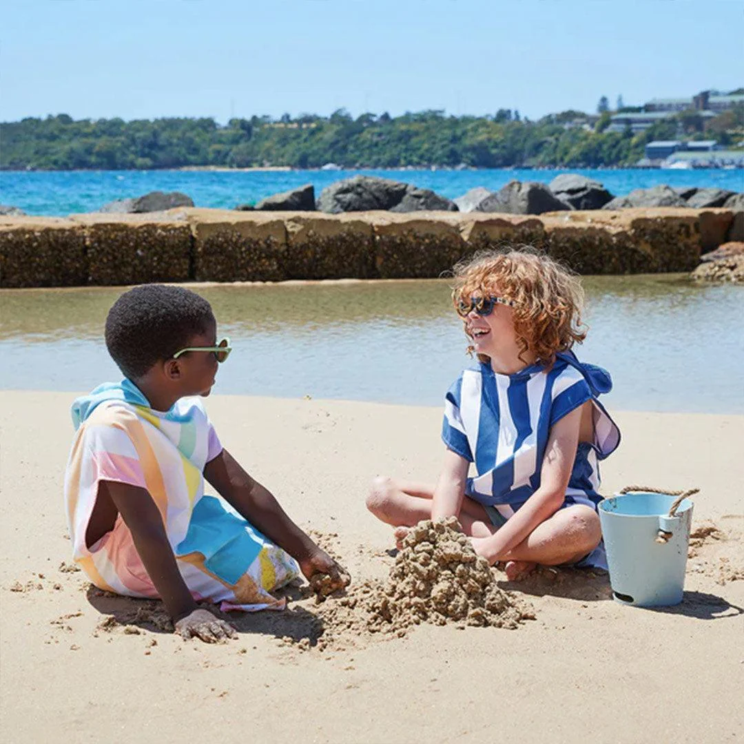 Dock & Bay Kid's Beach Poncho - Whitsunday Blue - Image 8