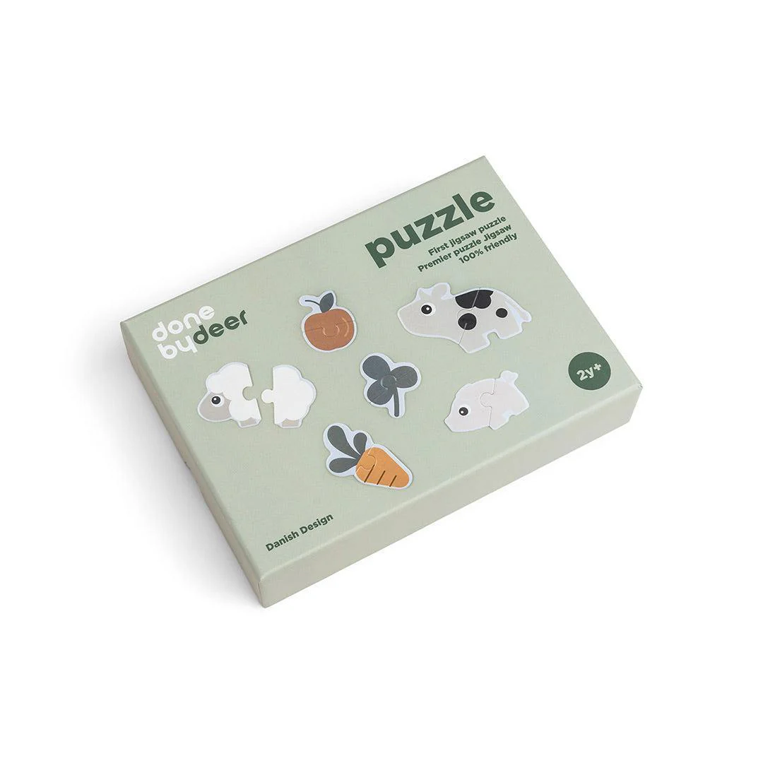 Done By Deer First Jigsaw Puzzle - Tiny Farm Colour Mix - Image 2