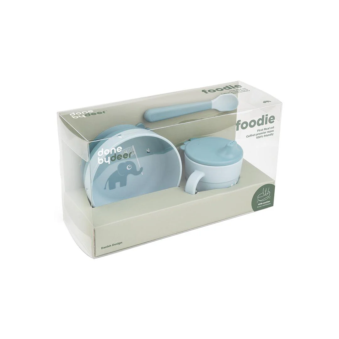 Done by Deer Foodie First Meal Set  - Blue - Elphee - Image 10
