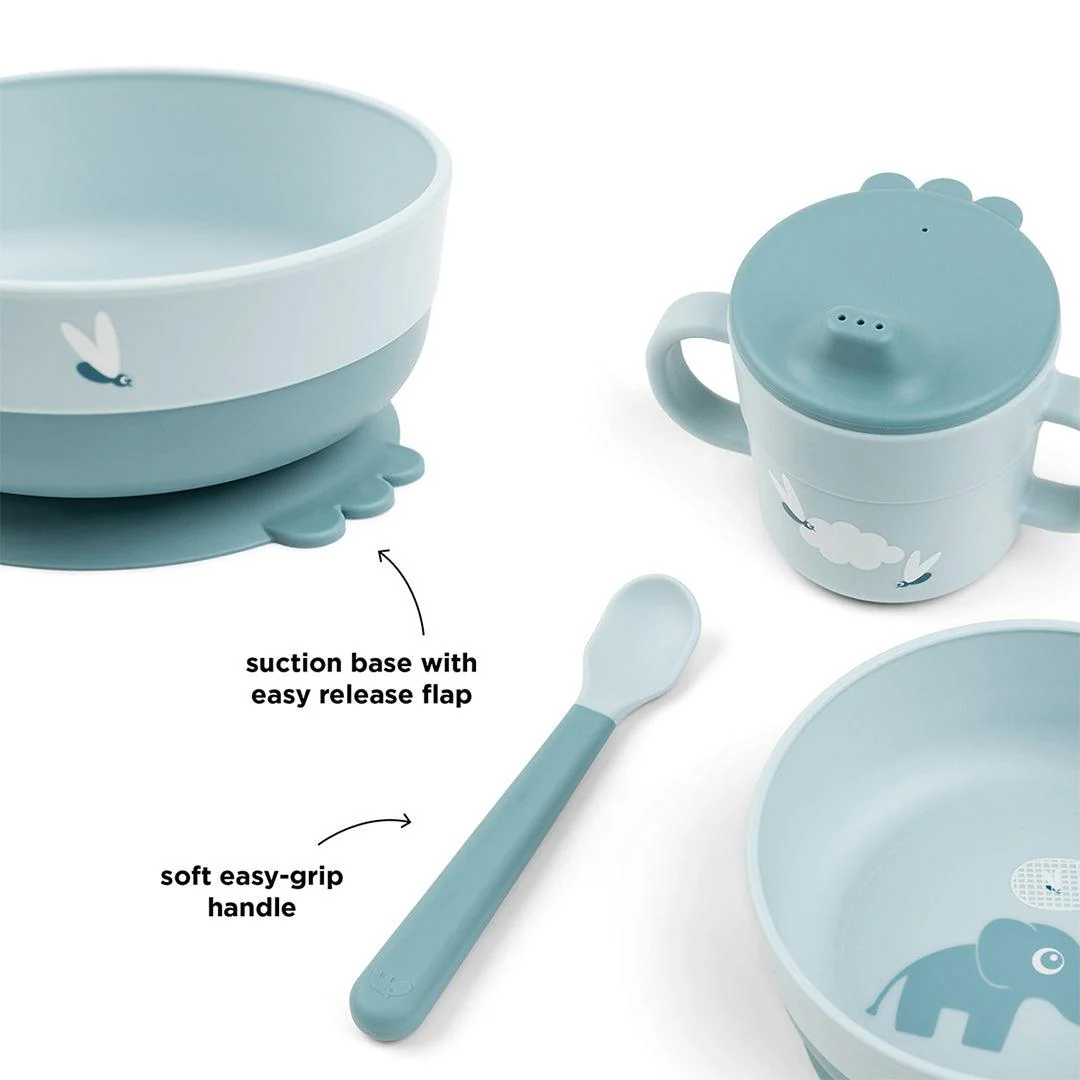 Done by Deer Foodie First Meal Set  - Blue - Elphee - Image 6