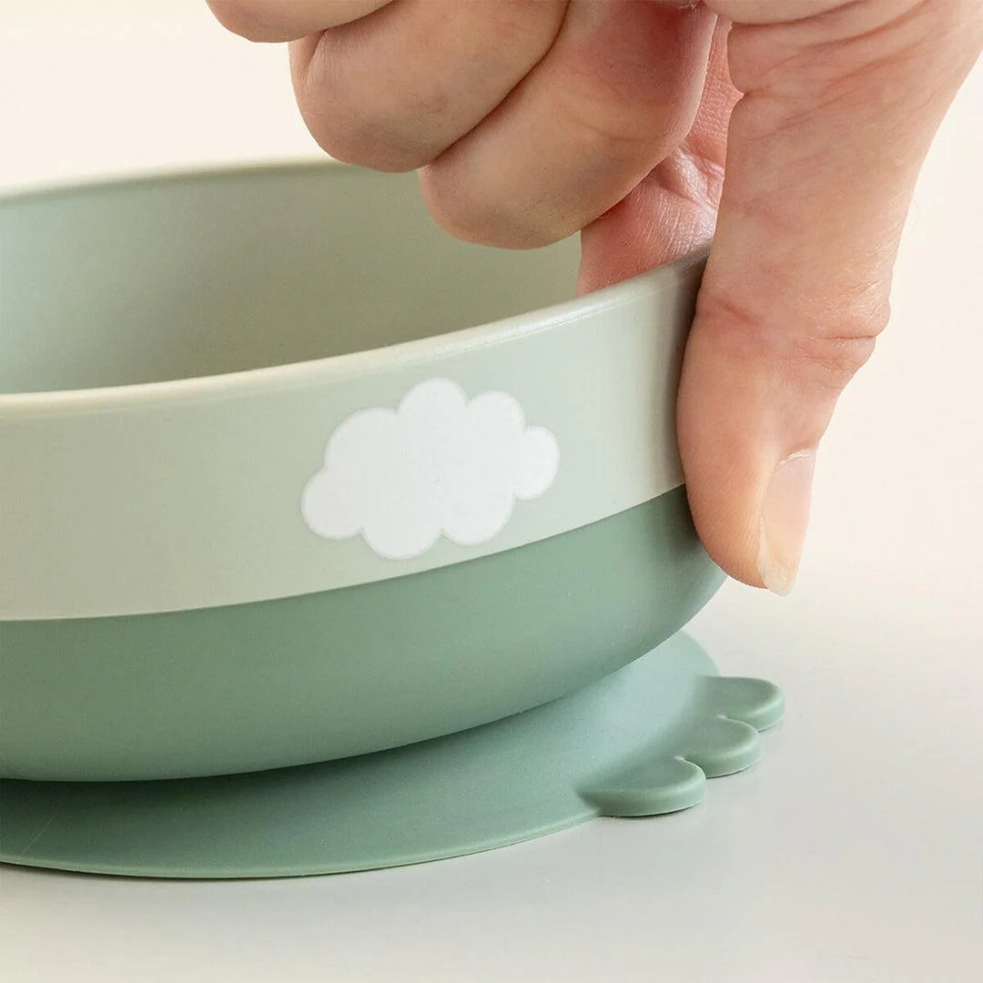 Done by Deer Foodie First Meal Set  - Green - Happy Clouds - Image 4