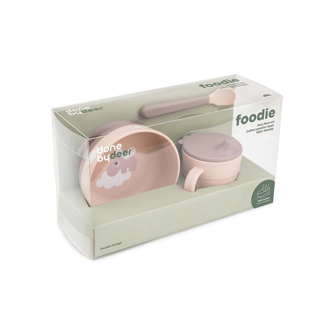 Done by Deer Foodie First Meal Set  - Powder - Happy Clouds - Image 10