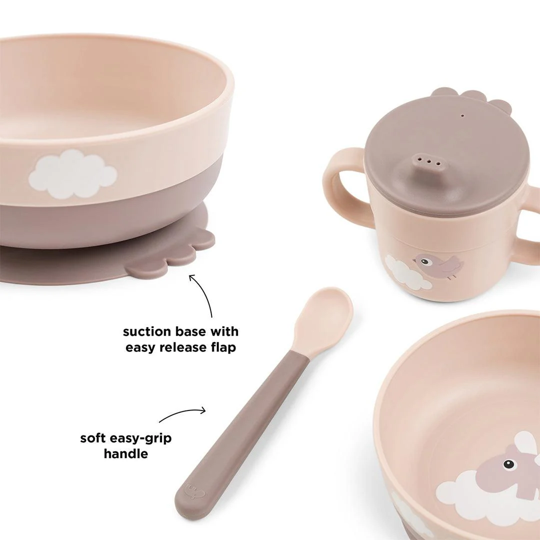 Done by Deer Foodie First Meal Set  - Powder - Happy Clouds - Image 6