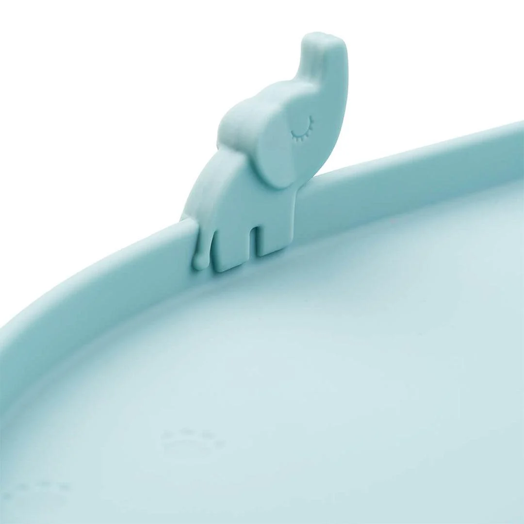 Done by Deer High Edge Silicone Placemat - Blue - Elphee - Image 3