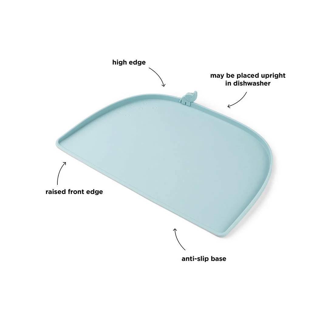 Done by Deer High Edge Silicone Placemat - Blue - Elphee - Image 5