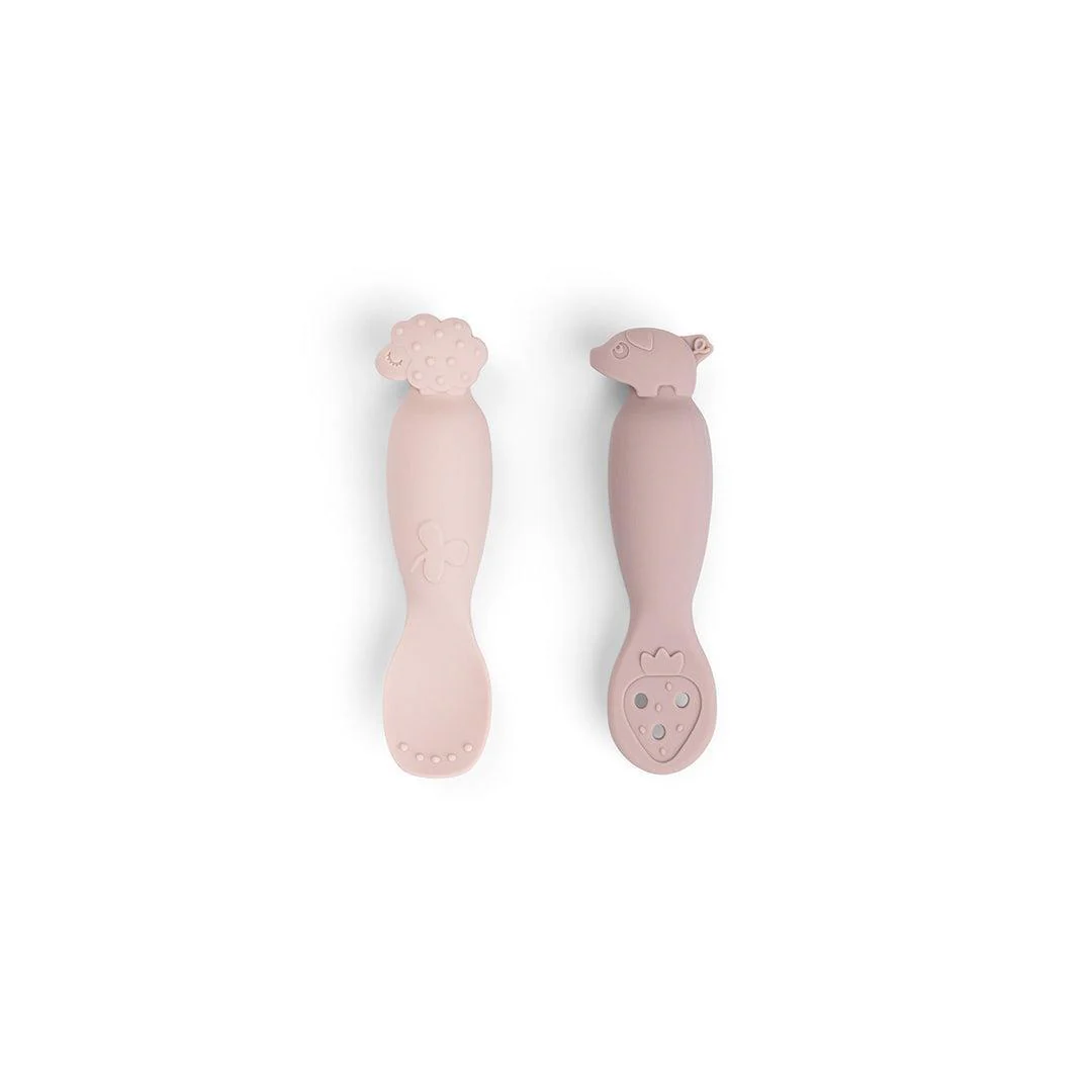 Done By Deer Learning Spoon Set - Tiny Farm Powder