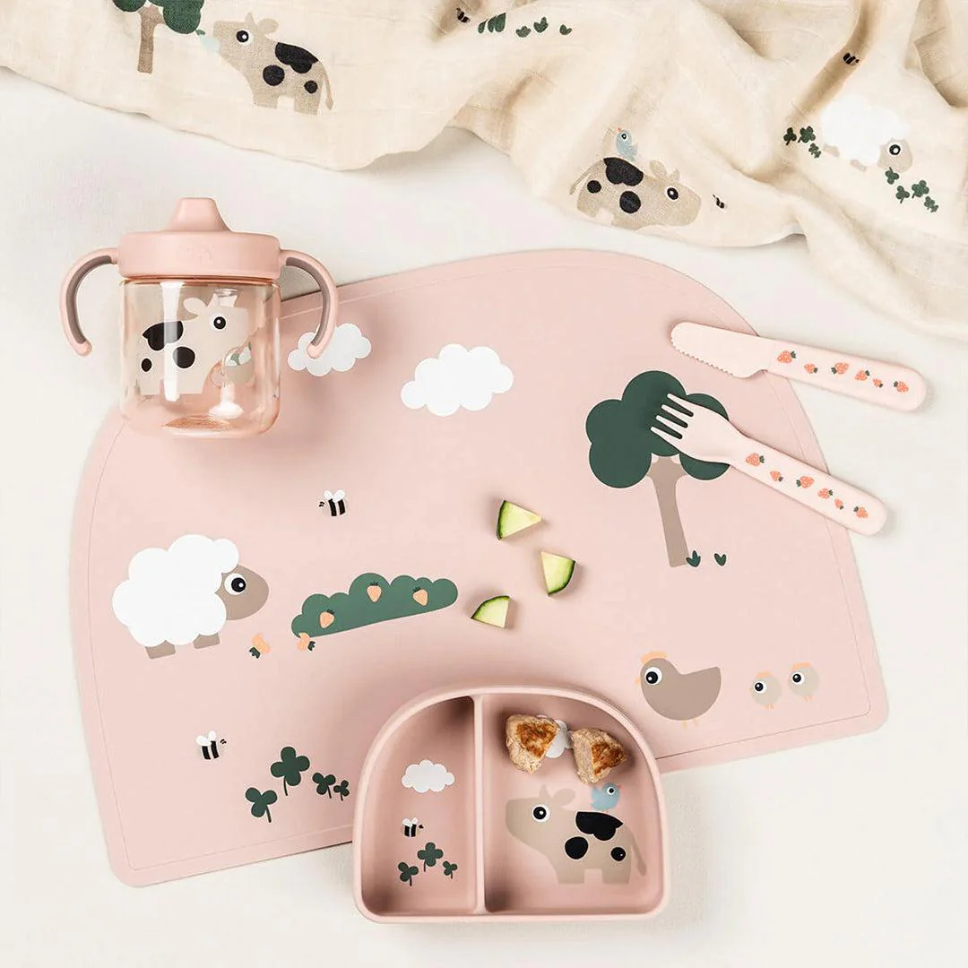 Done by Deer Learning Spout Cup - Tiny Farm Powder - Image 2