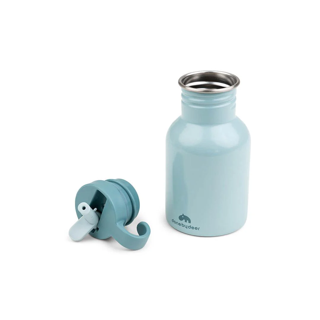 Done by Deer Metal Bottle - Blue - Elphee - Image 4