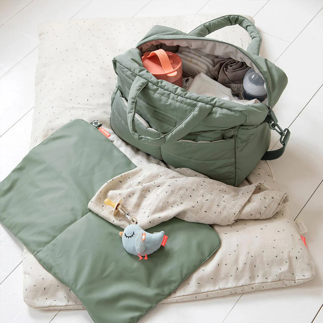 Done by Deer Quilted Changing Bag - Green - Image 4