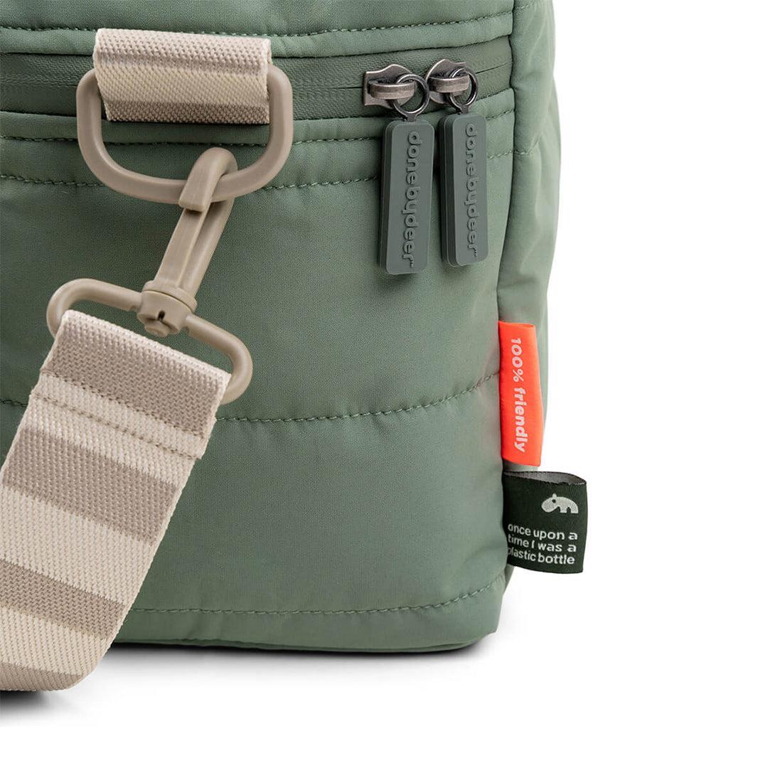 Done by Deer Quilted Insulated Bag - Croco Green - Image 6