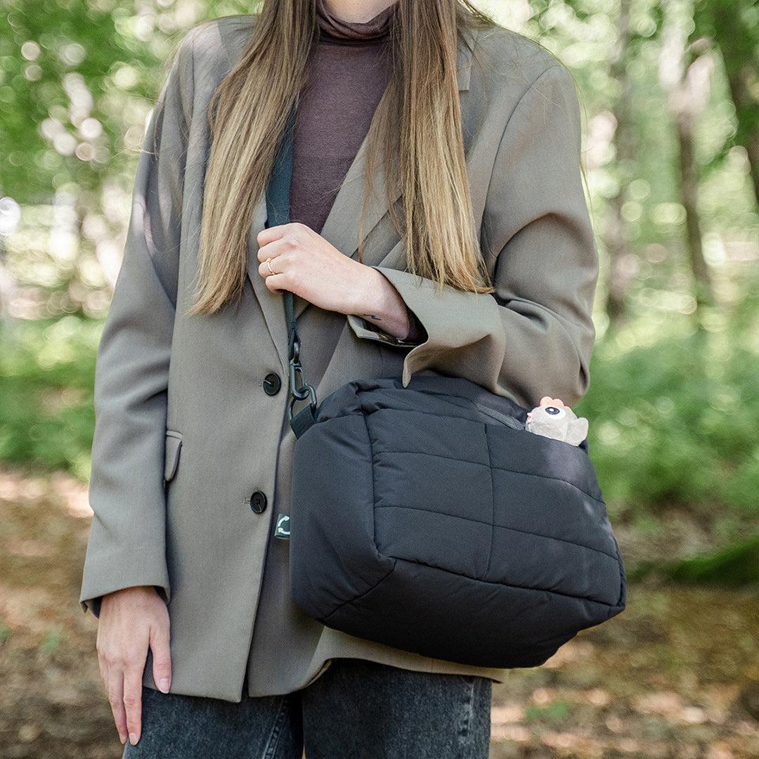 Done by Deer Quilted Stroller Bag - Black - Image 7