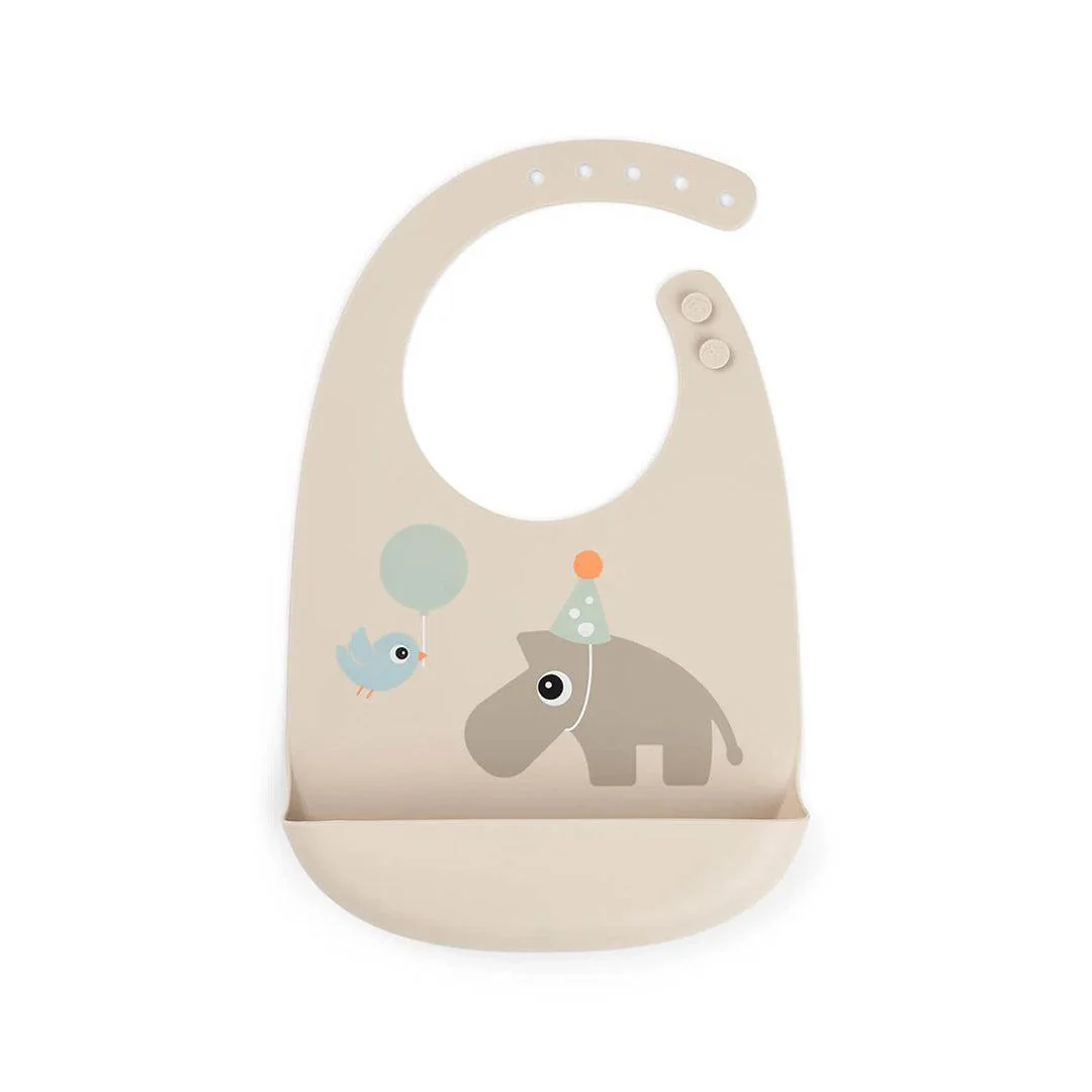 Done by Deer Silicone Bib - Celebration Sand