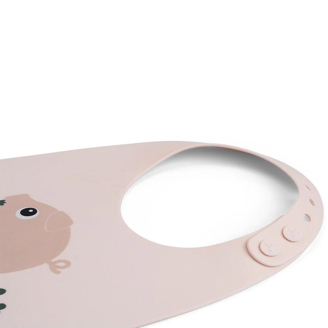 Done By Deer Silicone Bib - Pigee Powder - Image 3