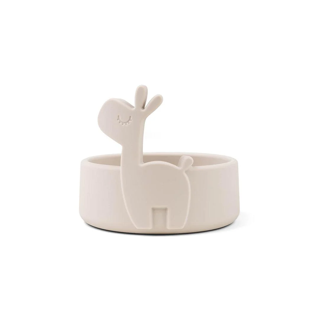 Done by Deer Silicone Bowl Set 2 Pieces - Sand/Green - Lalee - Image 7