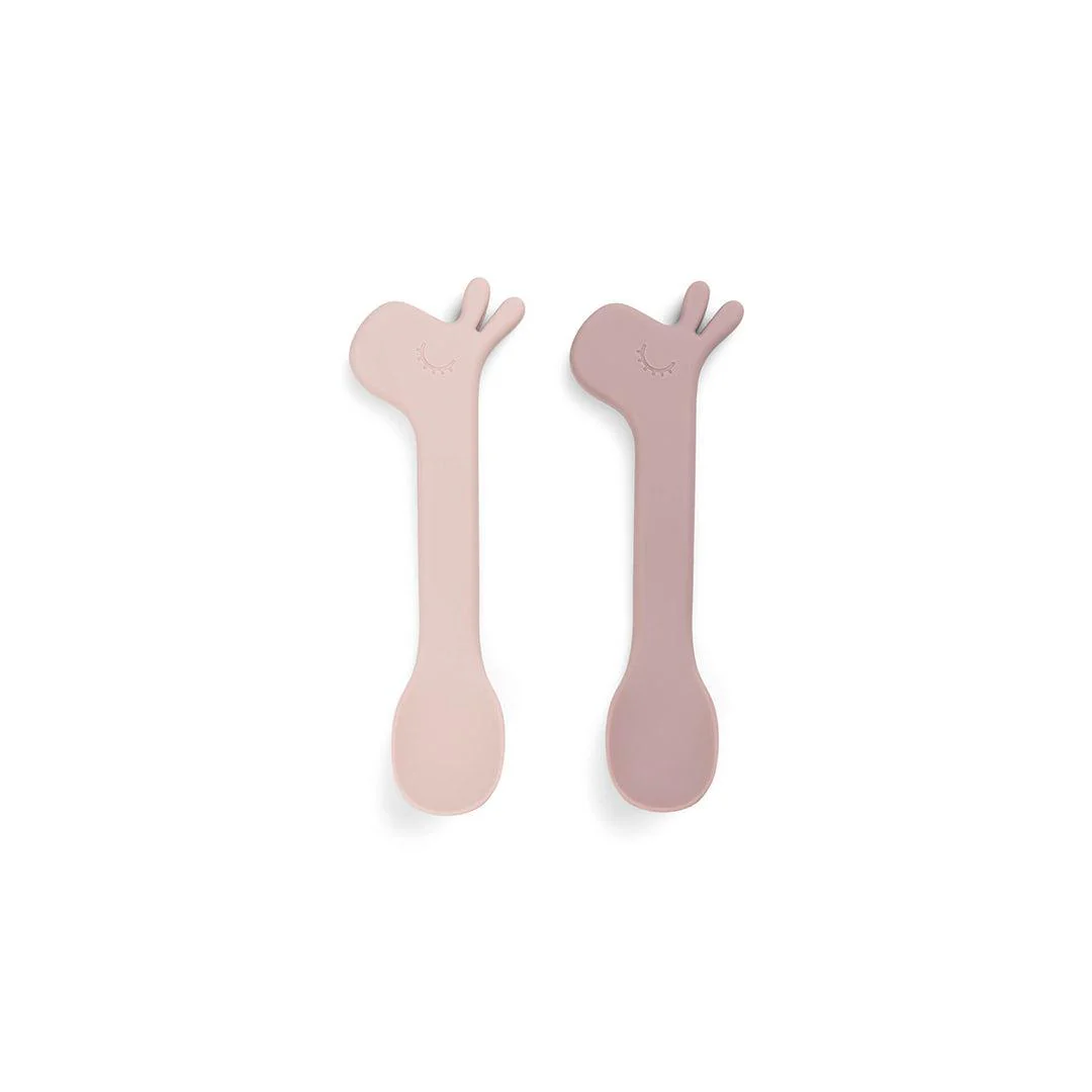 Done by Deer Silicone Spoon - 2 Pack - Powder - Lalee - Image 3