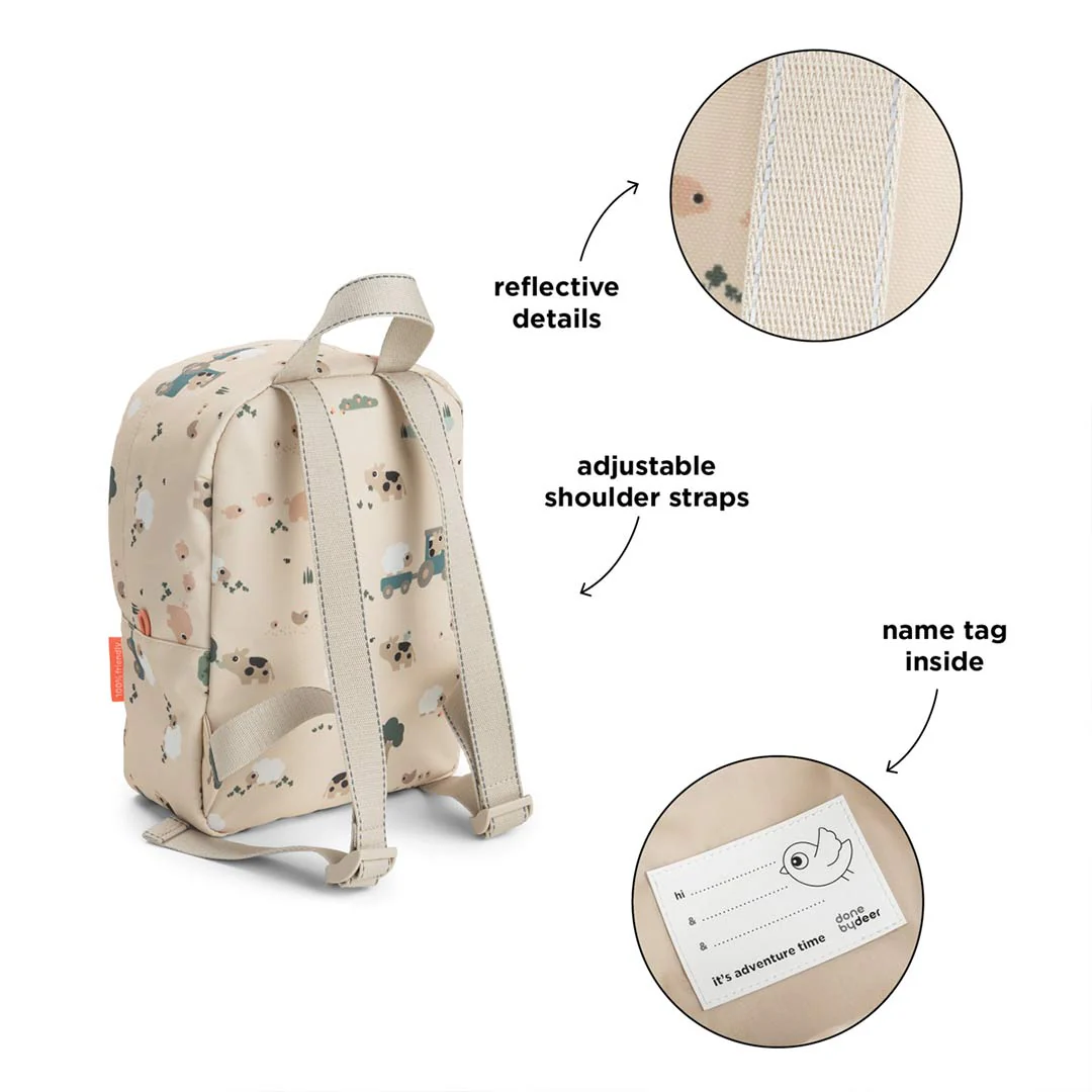 Done by Deer Tiny Backpack - Tiny Farm Sand - Image 6