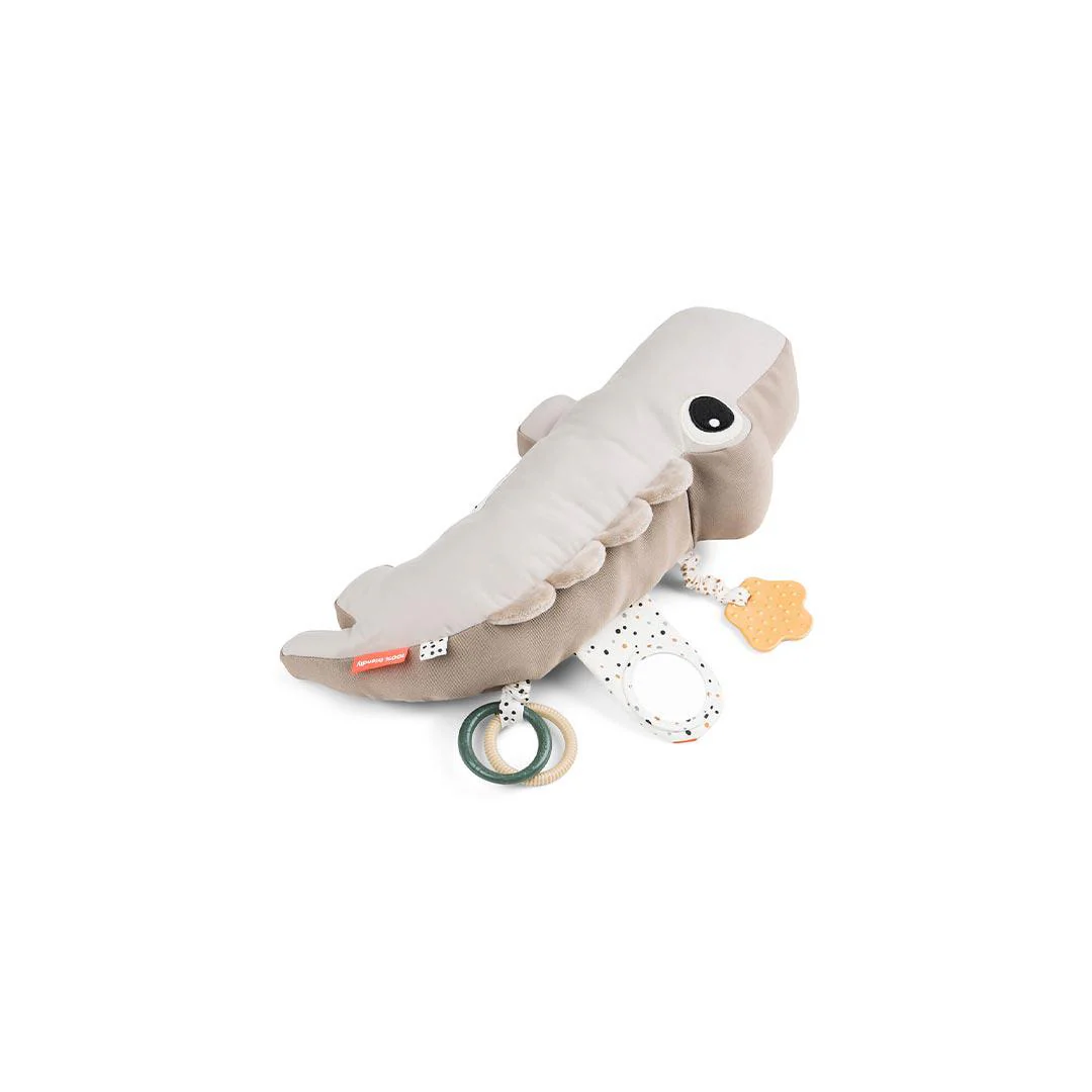 Done by Deer Tummy Time Activity Toy - Croco - Sand - Image 3
