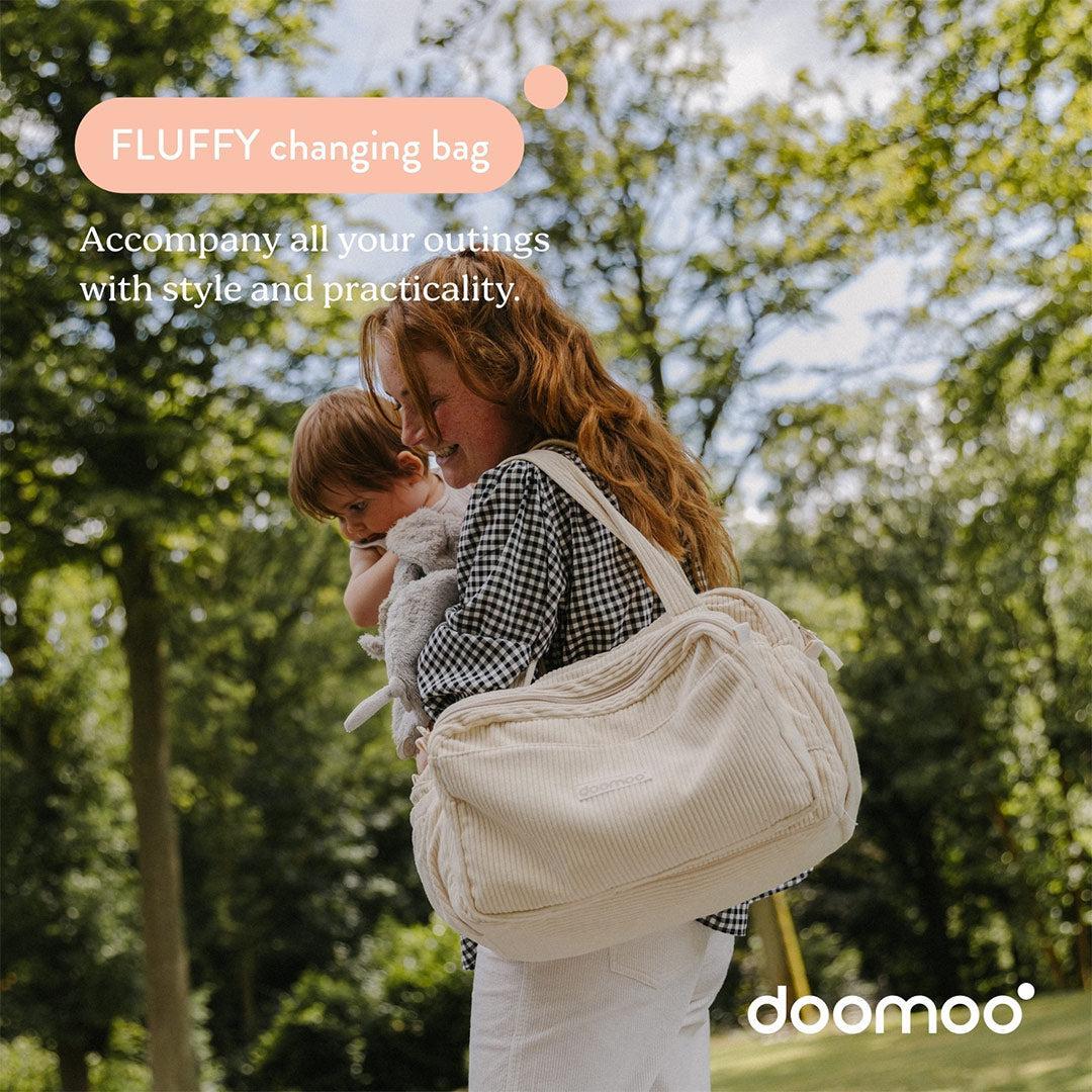 Doomoo Changing Bag - Fluffy Corduroy Beige - Image 2
