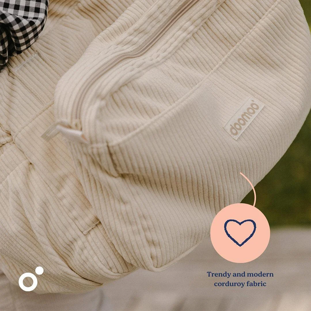 Doomoo Changing Bag - Fluffy Corduroy Beige - Image 4
