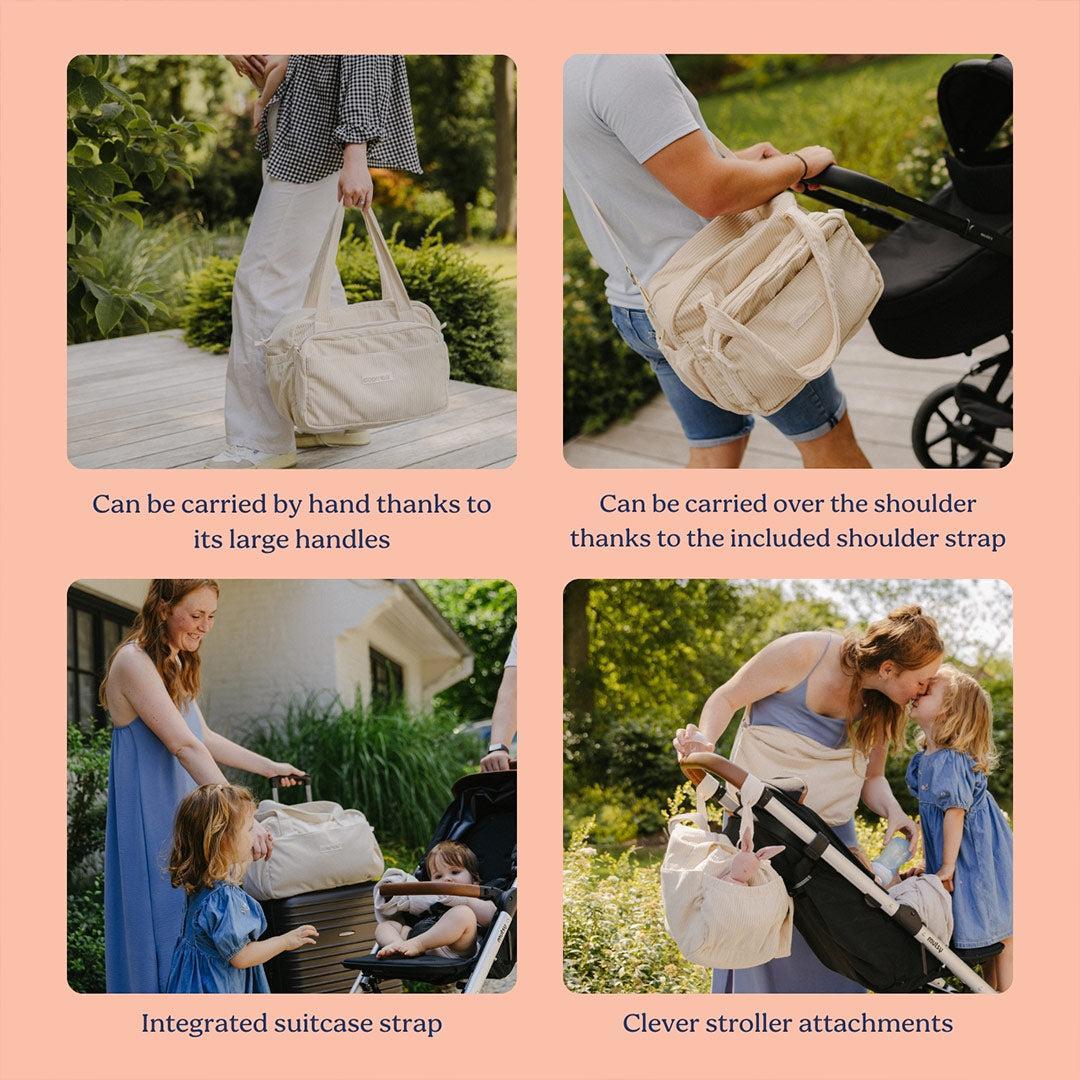 Doomoo Changing Bag - Fluffy Corduroy Beige - Image 5