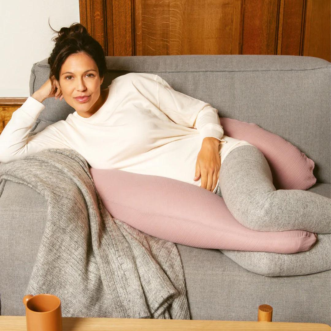 Doomoo Comfy Big Maternity Pillow - Pink - Image 3