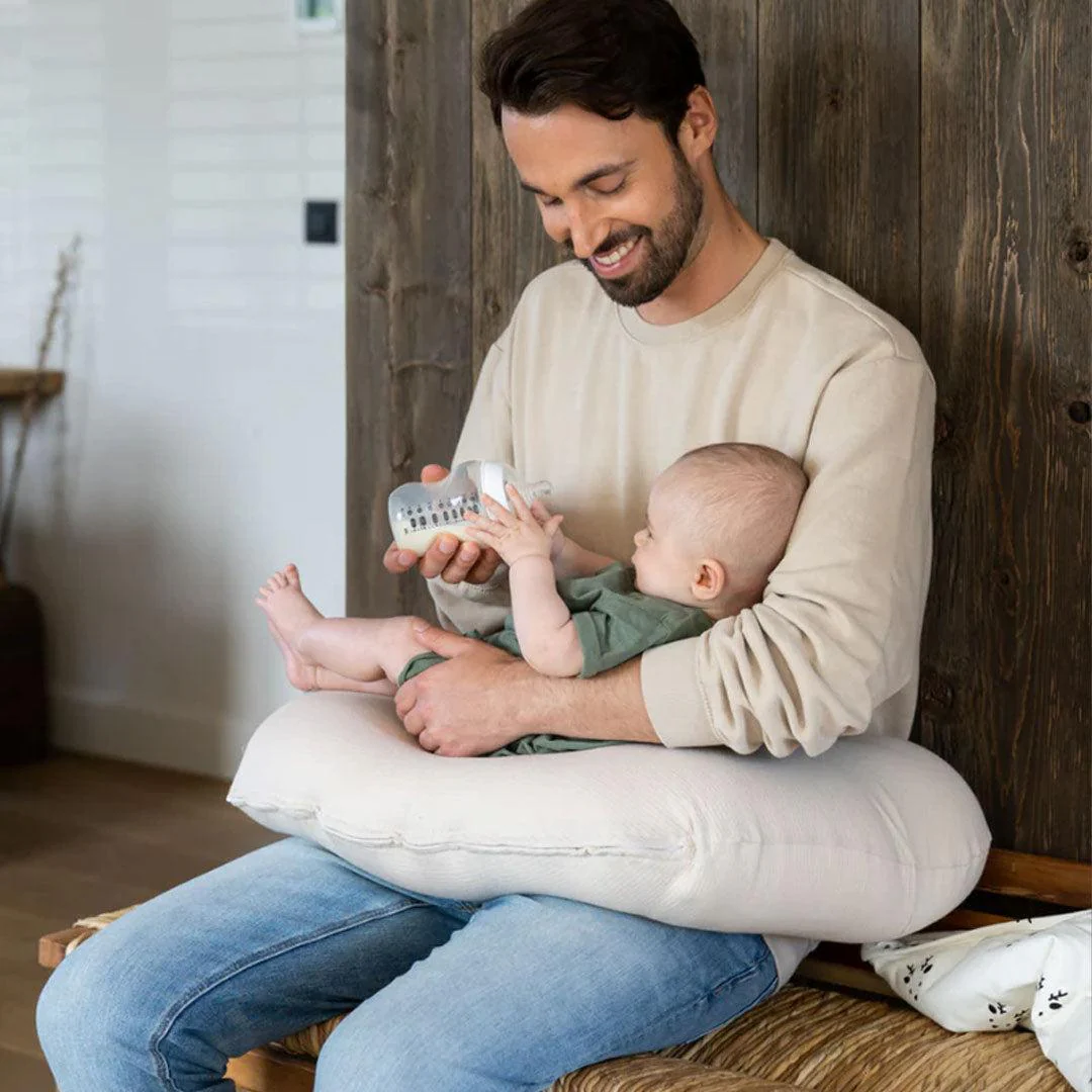Doomoo Softy Muslin Nursing Pillow - Jersey Sand - Image 2