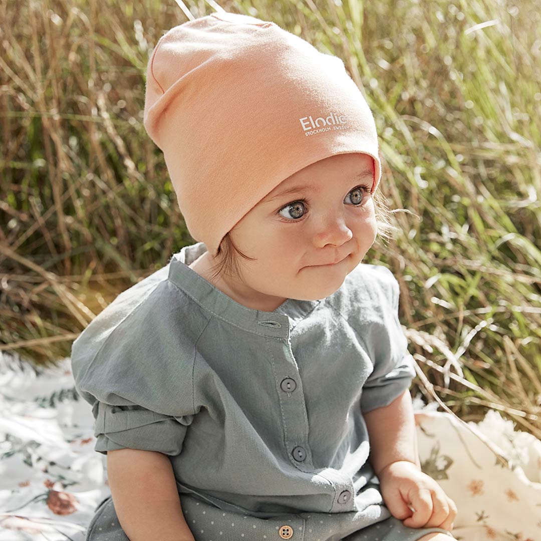 Elodie Details LOGO Beanie - Powder Pink - Image 2