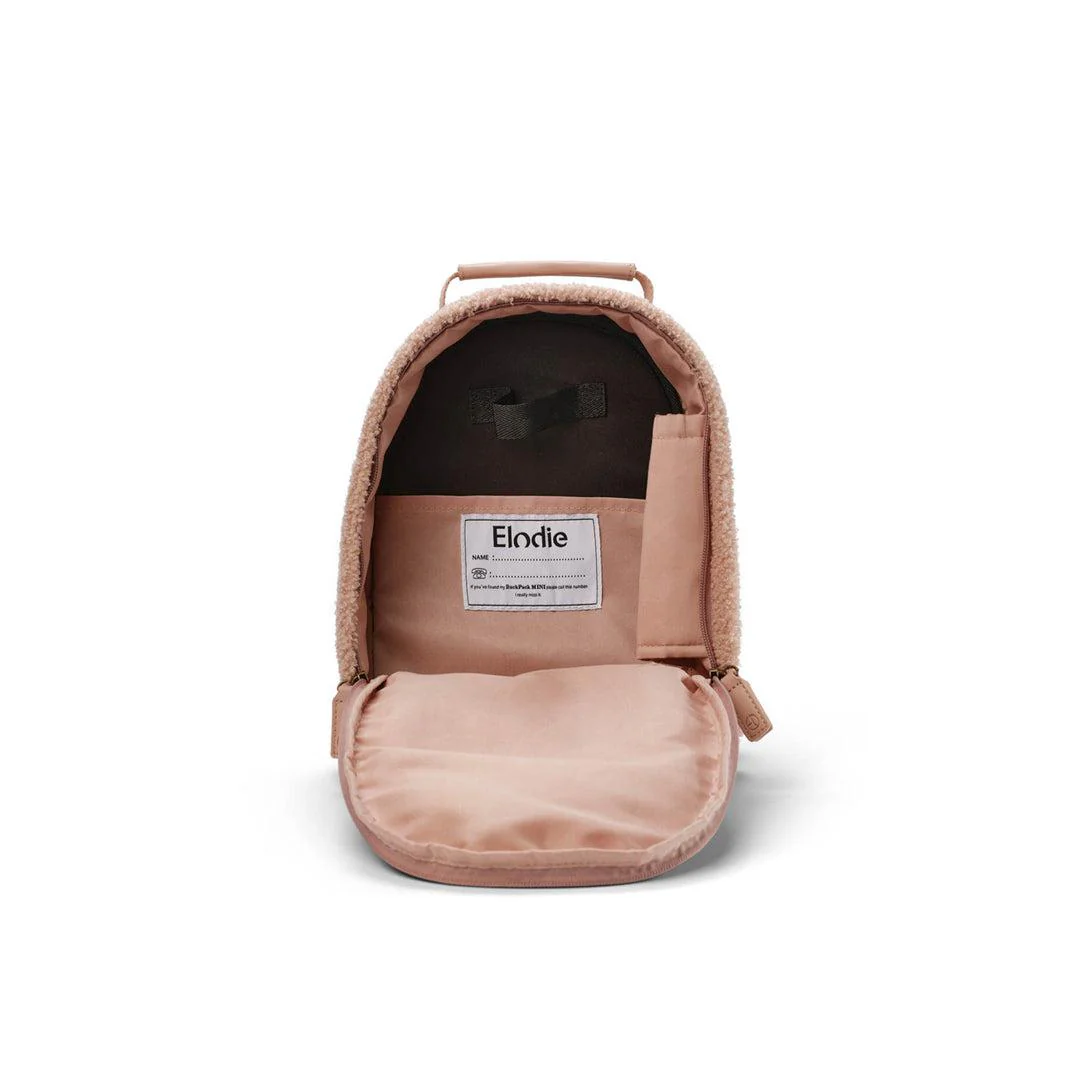 Elodie Details Mini Backpack - Pink Bouclé - Image 4