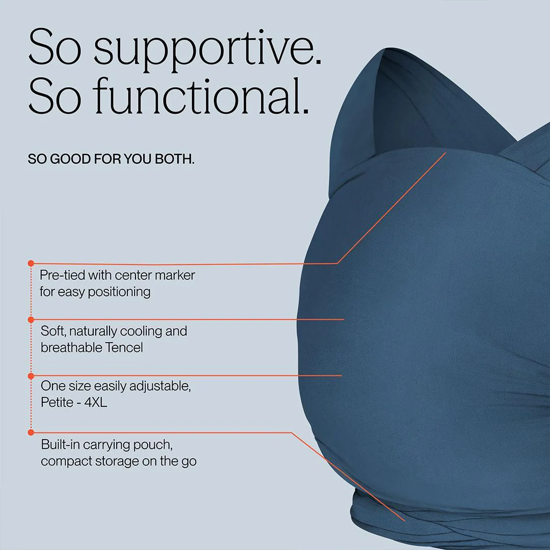 Ergobaby Aura Baby Wrap - Twilight Navy - Image 4