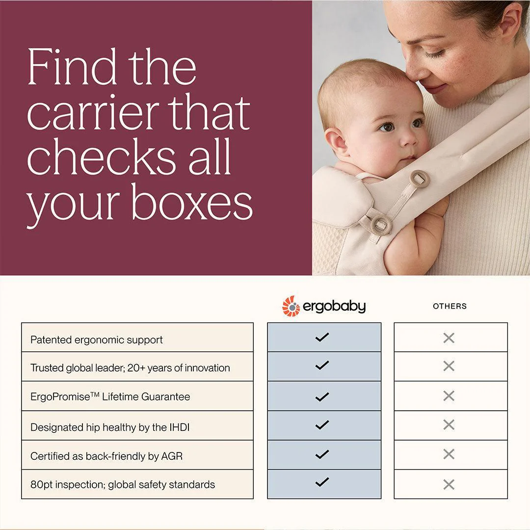 Ergobaby Aura Baby Wrap - Twilight Navy - Image 7