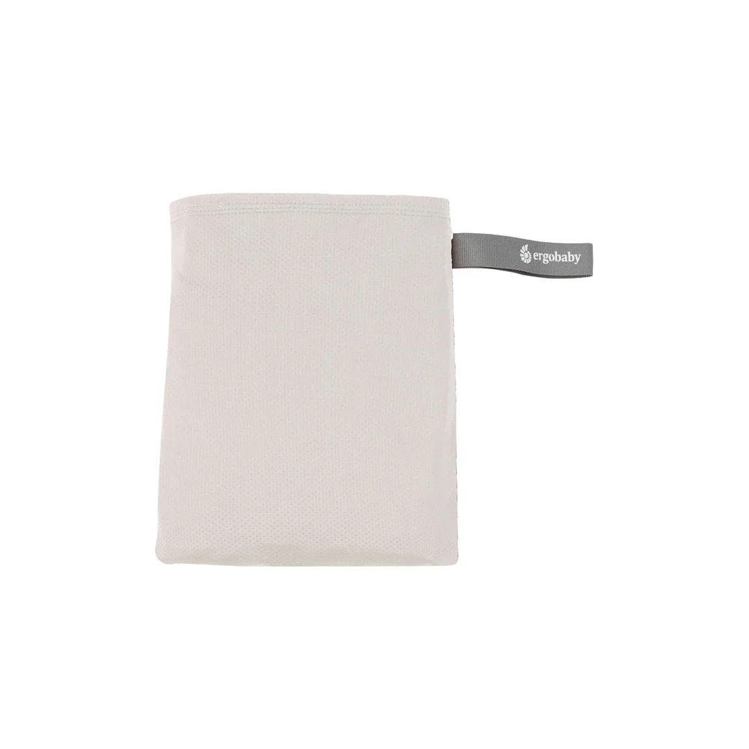 Ergobaby Aura Baby Wrap Sustainable Mesh - Soft Grey - Image 12