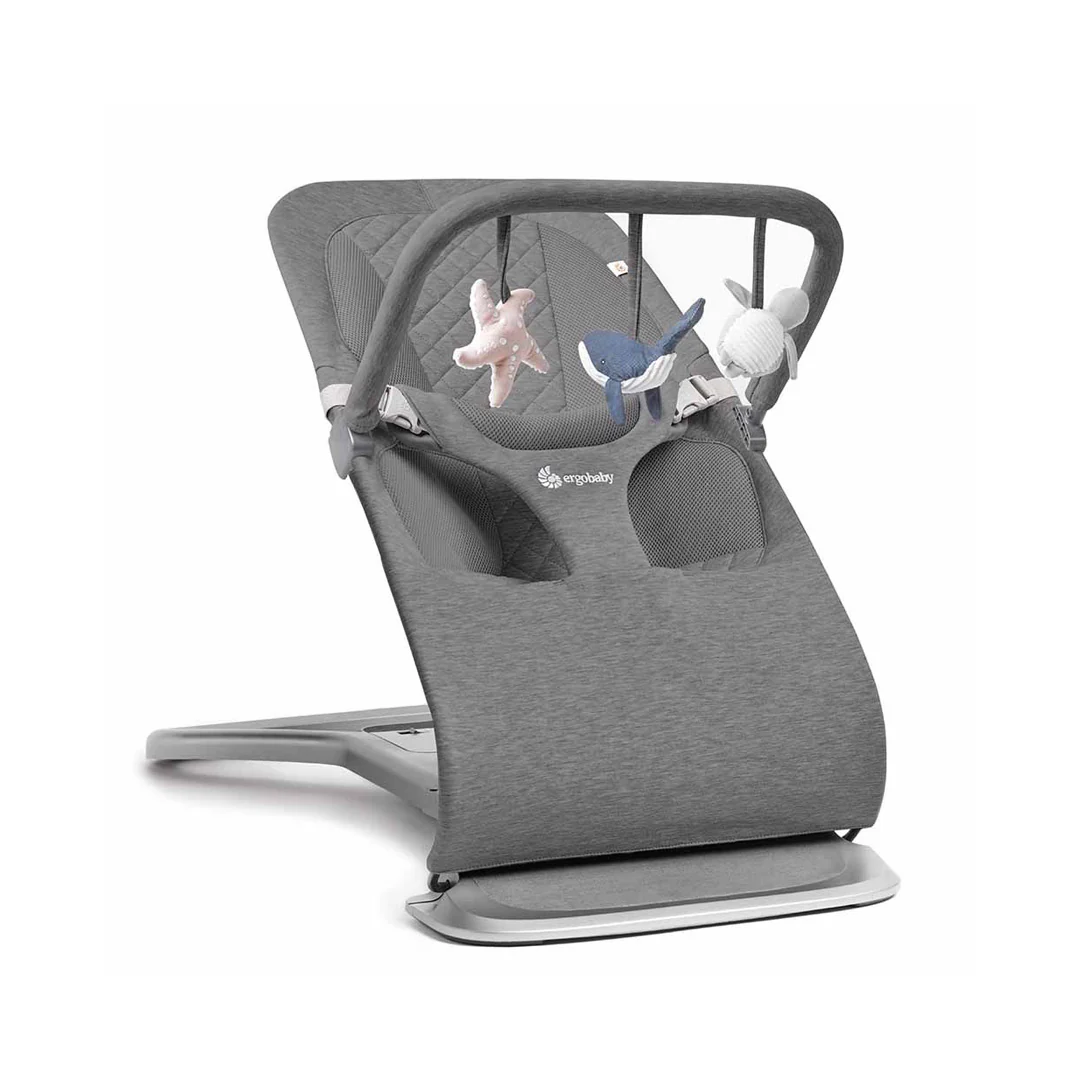 Ergobaby Evolve Bouncer Toy Bar  - Charcoal Grey - Image 3