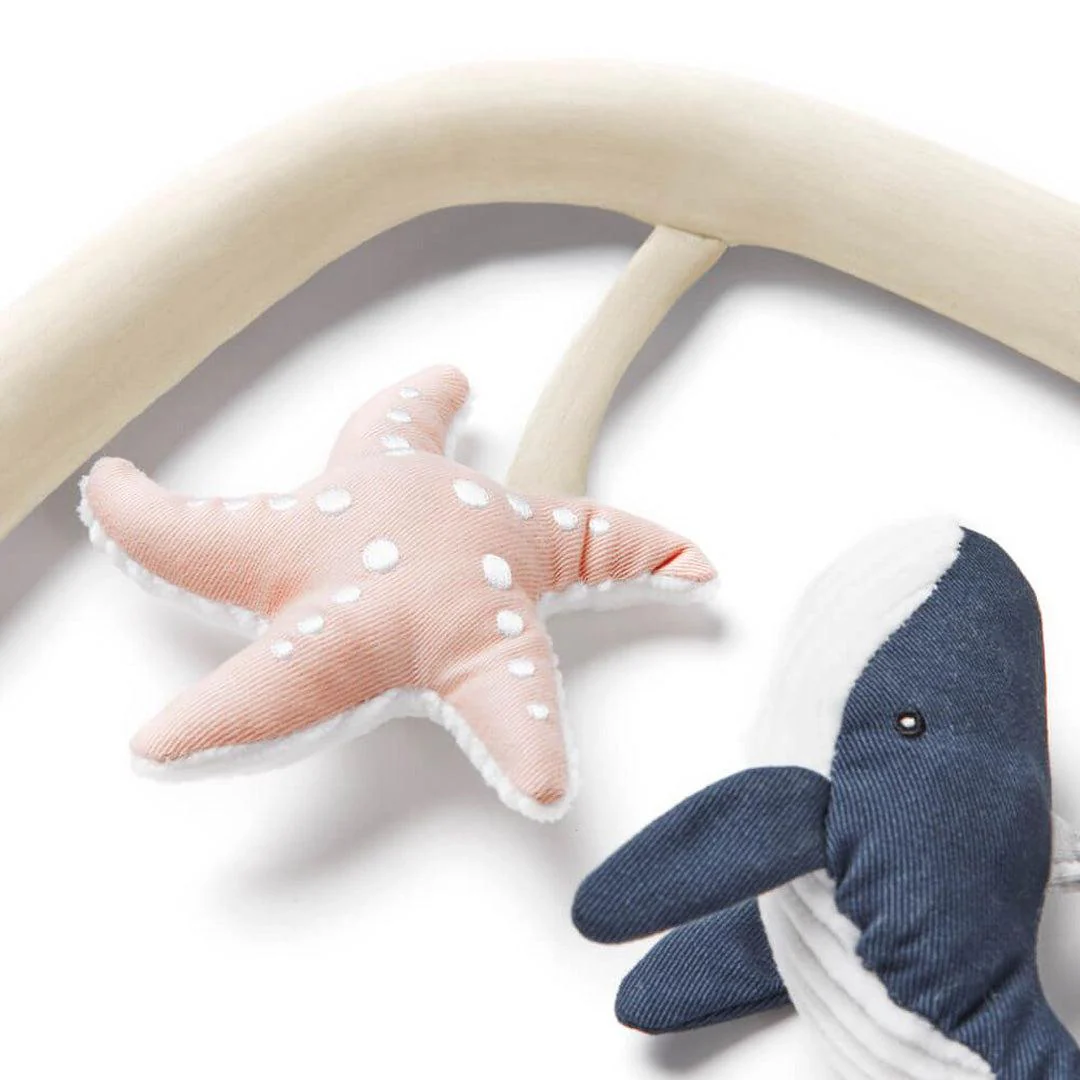 Ergobaby Evolve Bouncer Toy Bar - Ocean Wonders - Cream - Image 4