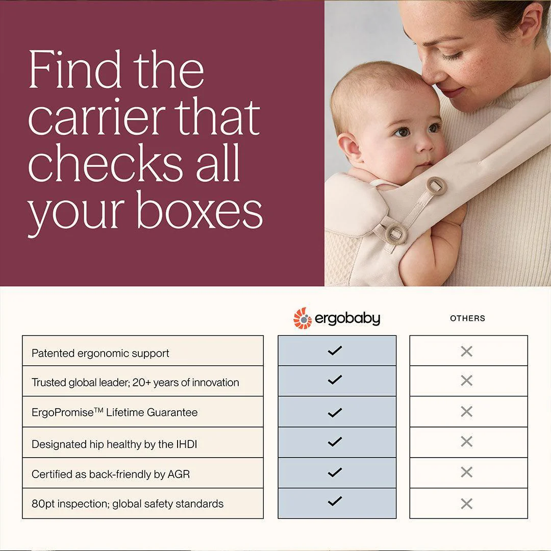 Ergobaby Embrace Newborn Carrier - Heather Grey - Image 7