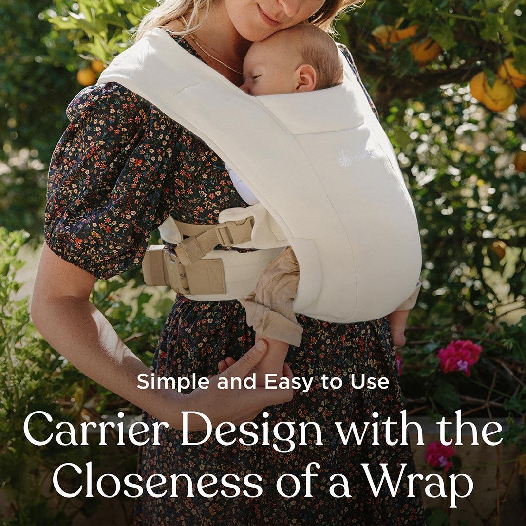 Ergobaby Embrace Soft Air Mesh Newborn Carrier - Soft Grey - Image 3