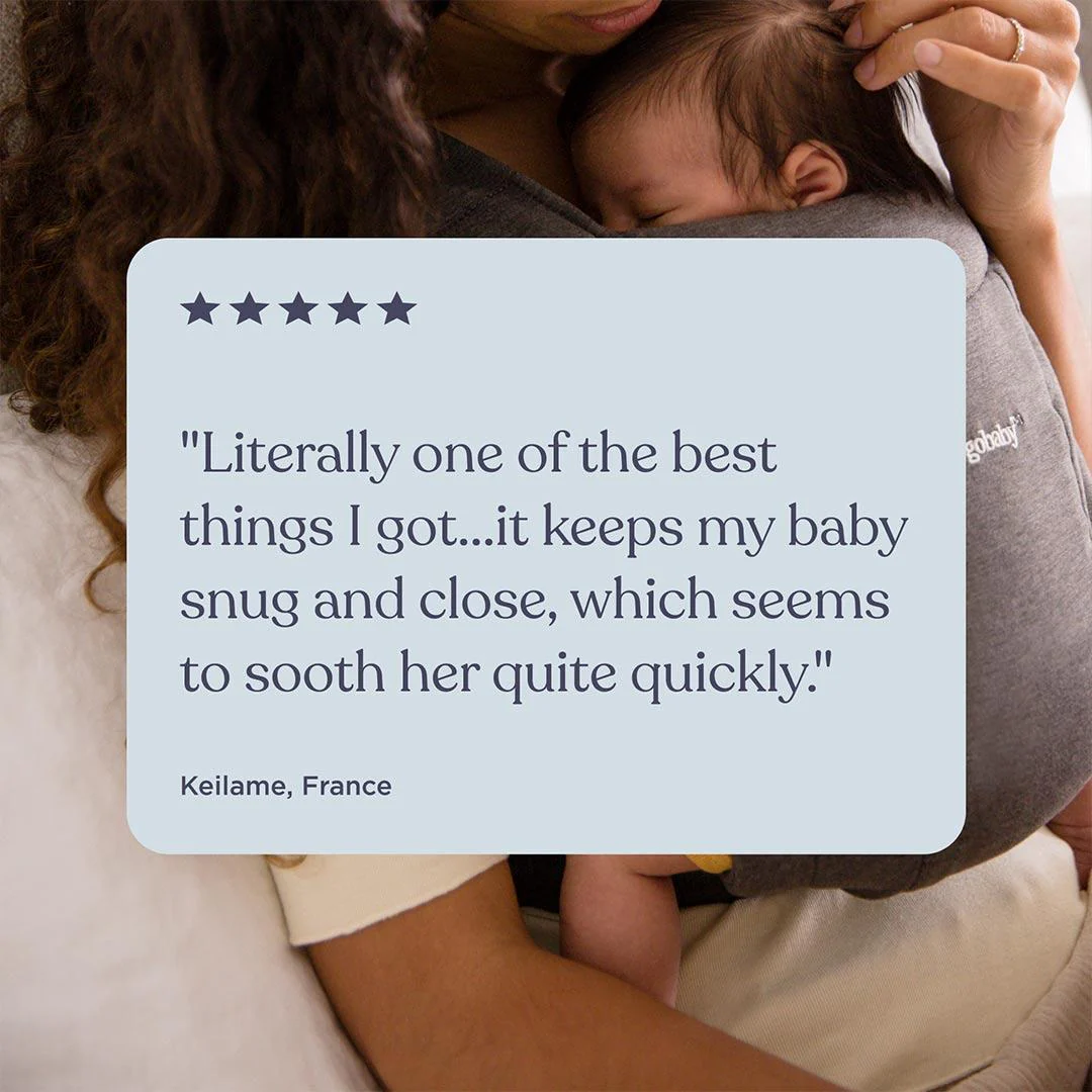 Ergobaby Embrace Soft Air Mesh Newborn Carrier - Soft Grey - Image 8