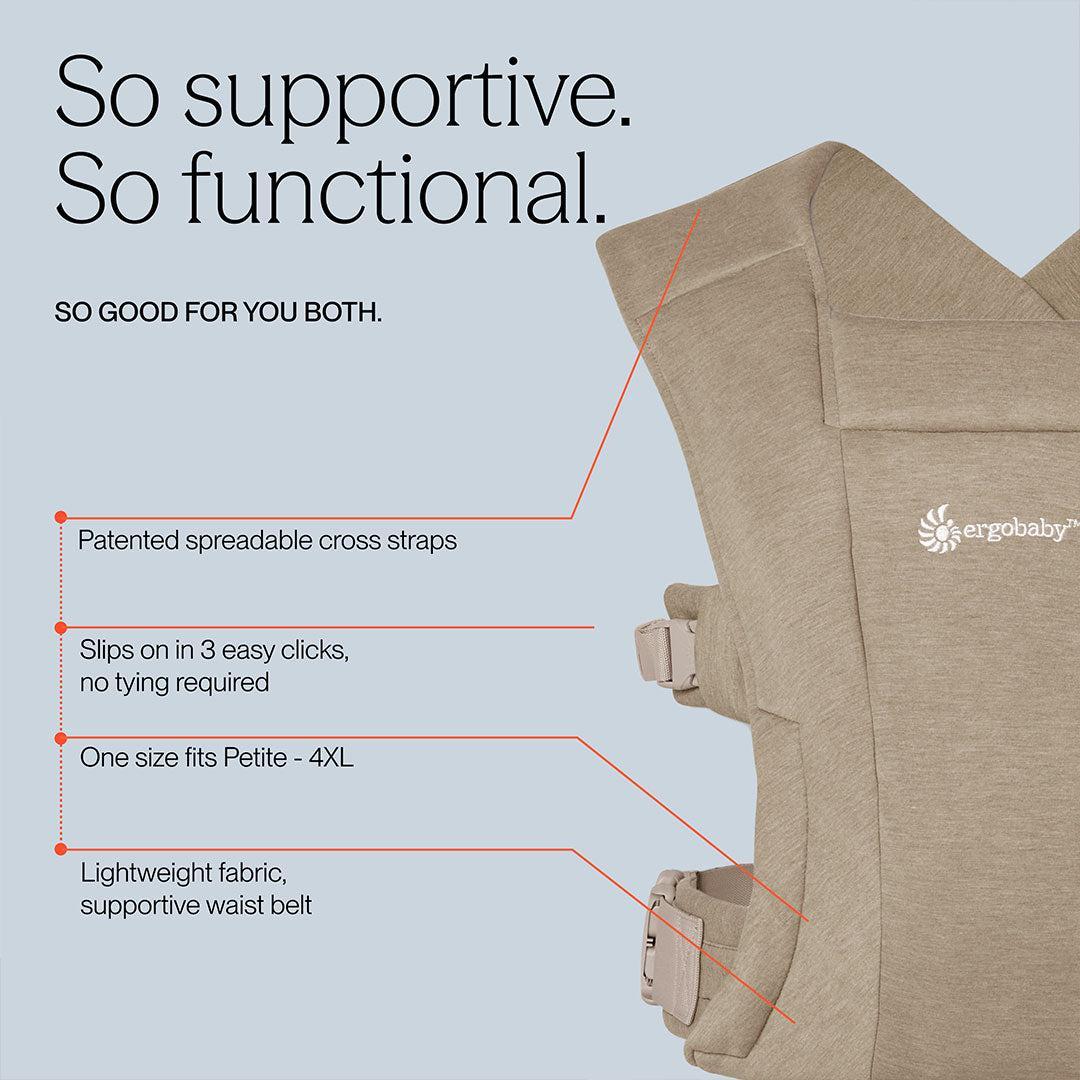 Ergobaby Embrace Newborn Carrier - Soft Olive - Image 4