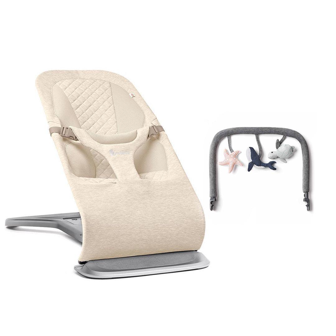 Ergobaby Evolve Baby Bouncer - Cream - Image 13