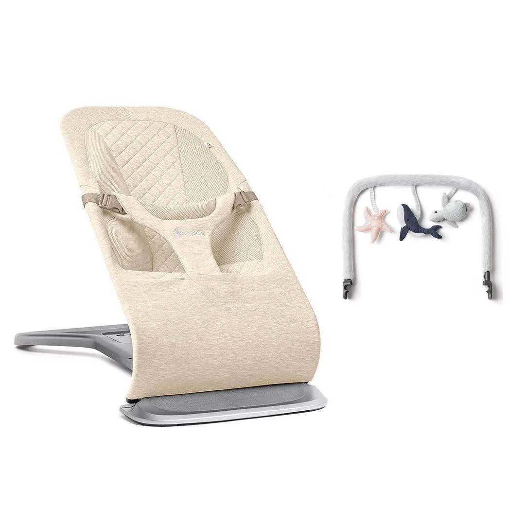 Ergobaby Evolve Baby Bouncer - Cream - Image 15