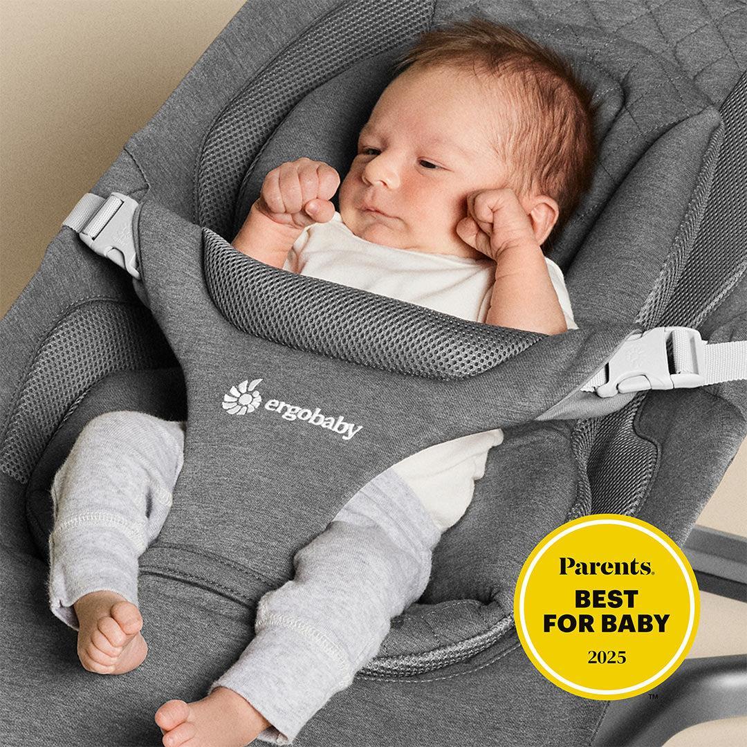 Ergobaby Evolve Baby Bouncer - Charcoal Grey - Image 2