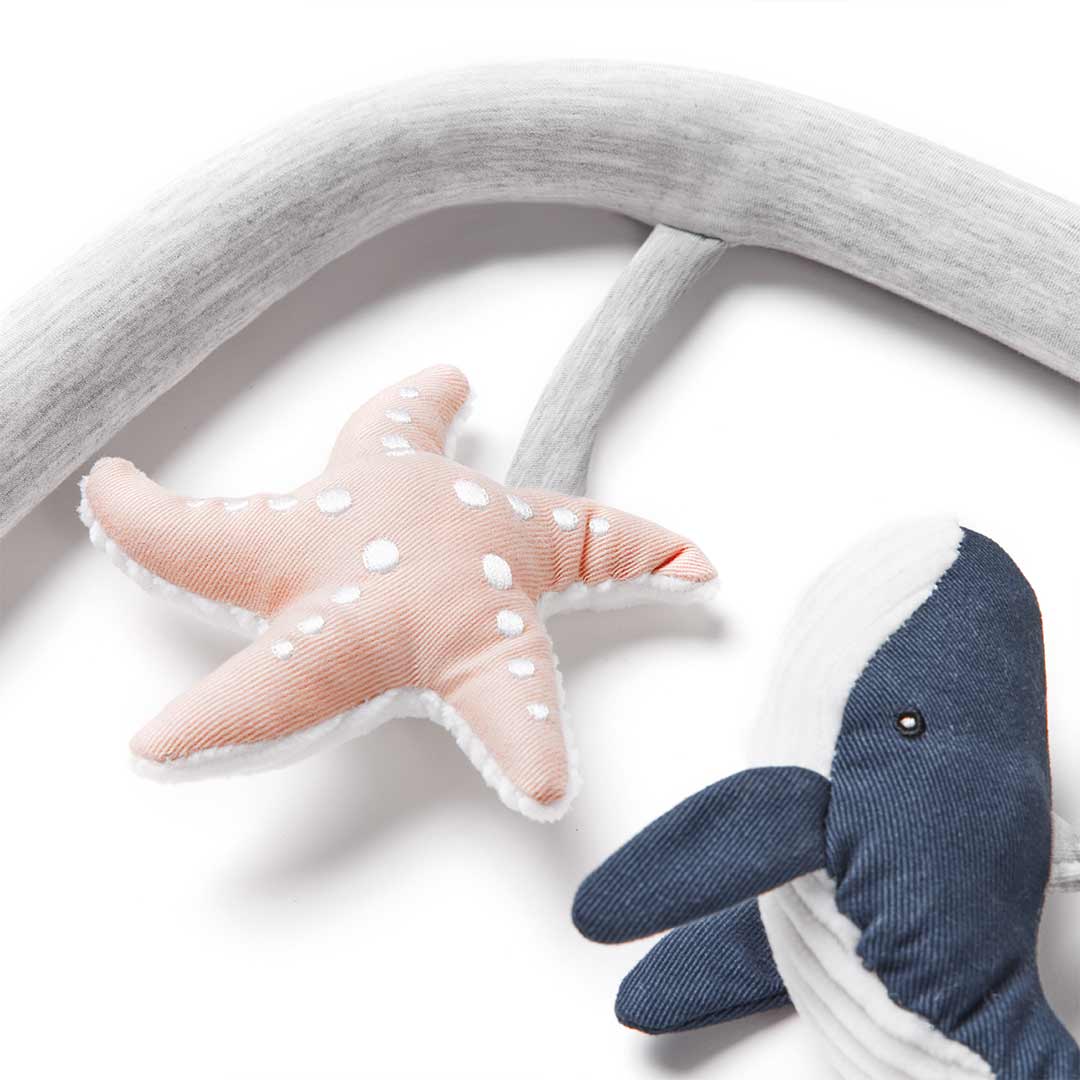 Ergobaby Evolve Baby Bouncer Toy Bar - Ocean Wonders - Grey - Image 5