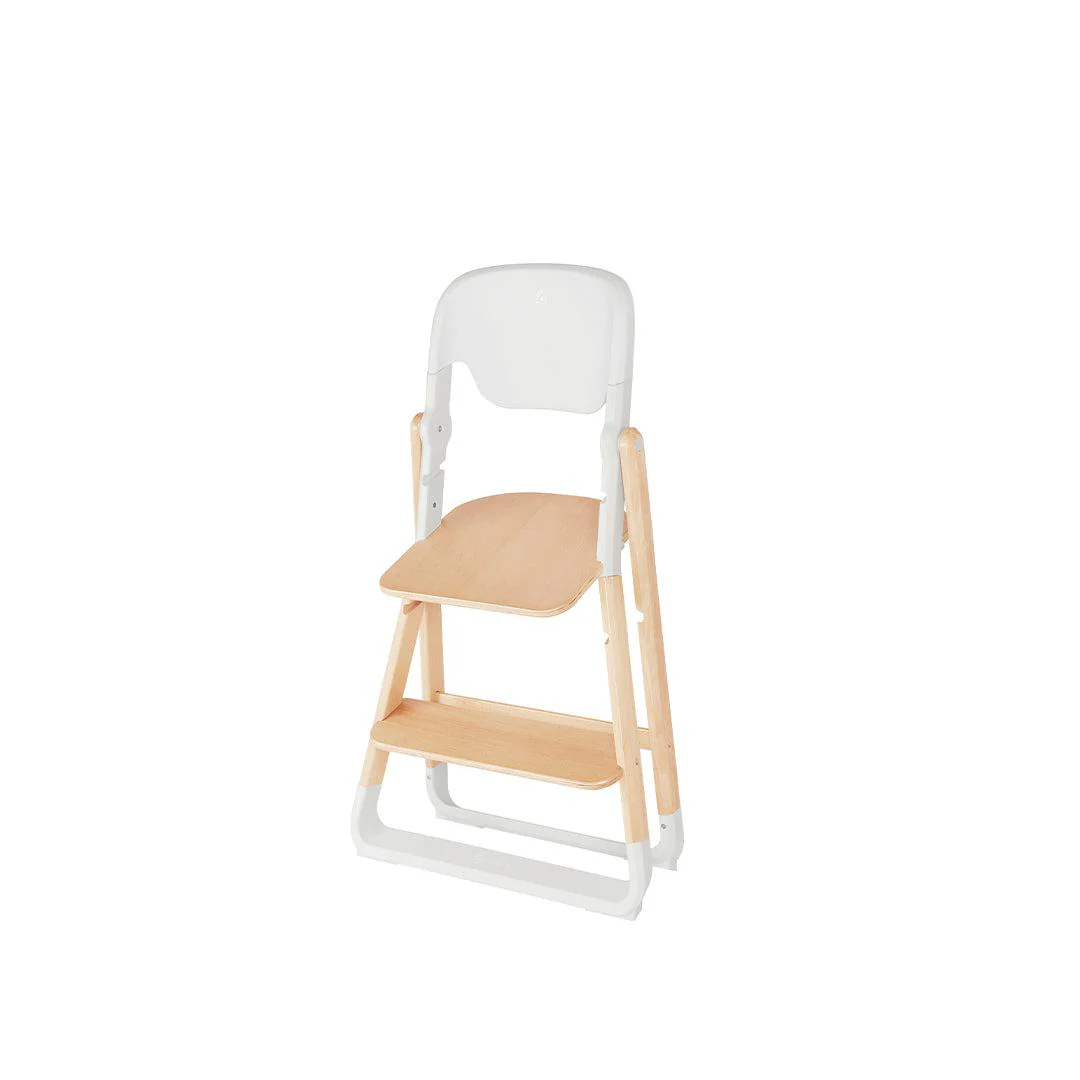 Ergobaby Evolve High Chair - Natural / White - Natural Wood - Image 12