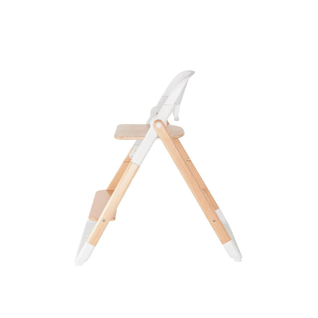 Ergobaby Evolve High Chair - Natural / White - Natural Wood - Image 9